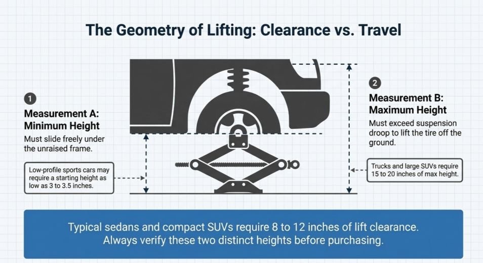 Lift height and ground clearance
