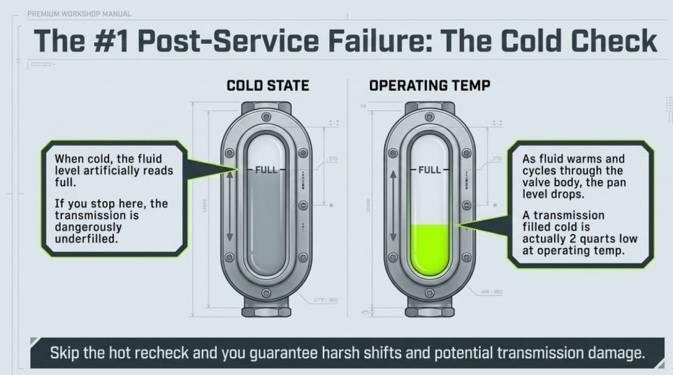 Mistakes that cause problems after a fluid change