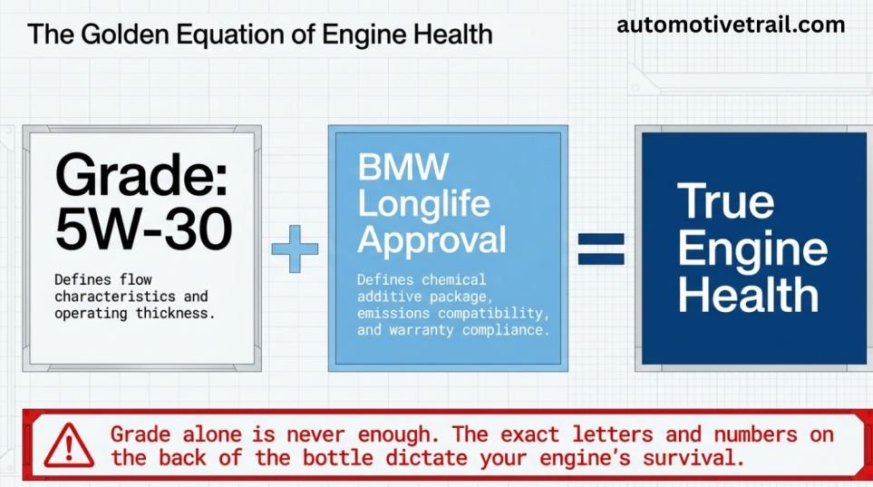 Which BMW engines and model years actually use 5W-30