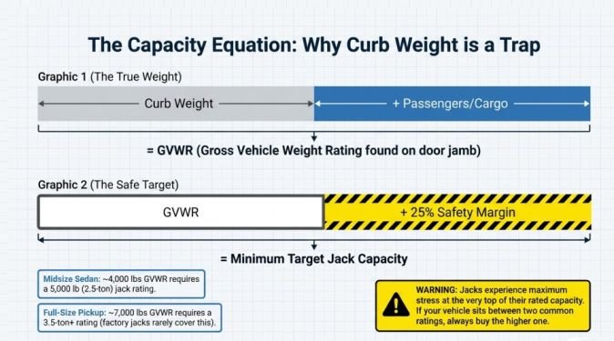 Scissor jack weight capacity