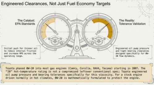 Why Toyota switched to 0W-20 in the first place