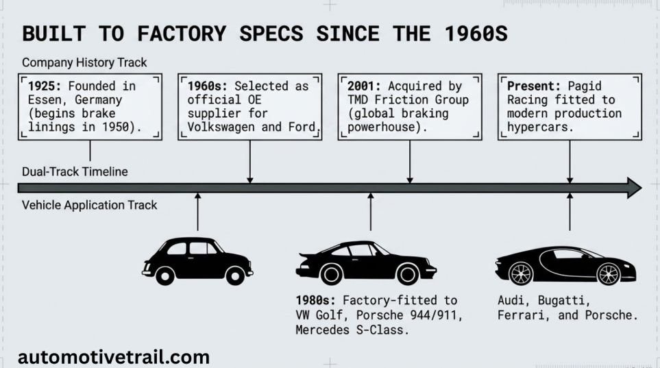Who makes Pagid brake discs?