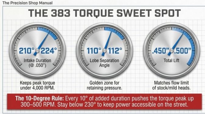 Duration at .050: where to land for max torque
