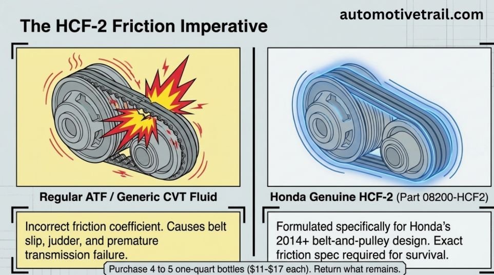 What CVT fluid the 2016 CR-V takes