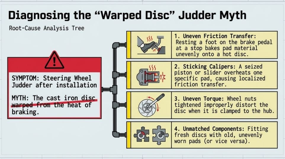 Common Pagid brake disc problems (judder and warping)