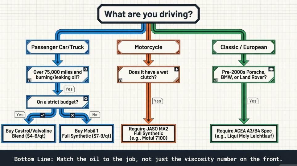 Bottom line: the actual decision framework