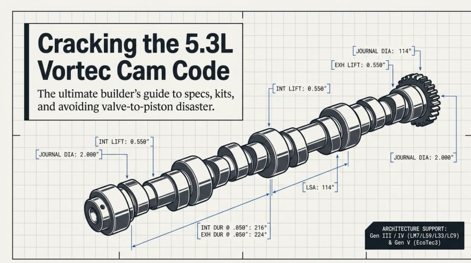 3 Cam For 5.3 Vortec Options And Kits