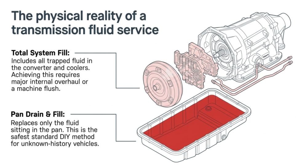 Pan Drain Vs Total Capacity