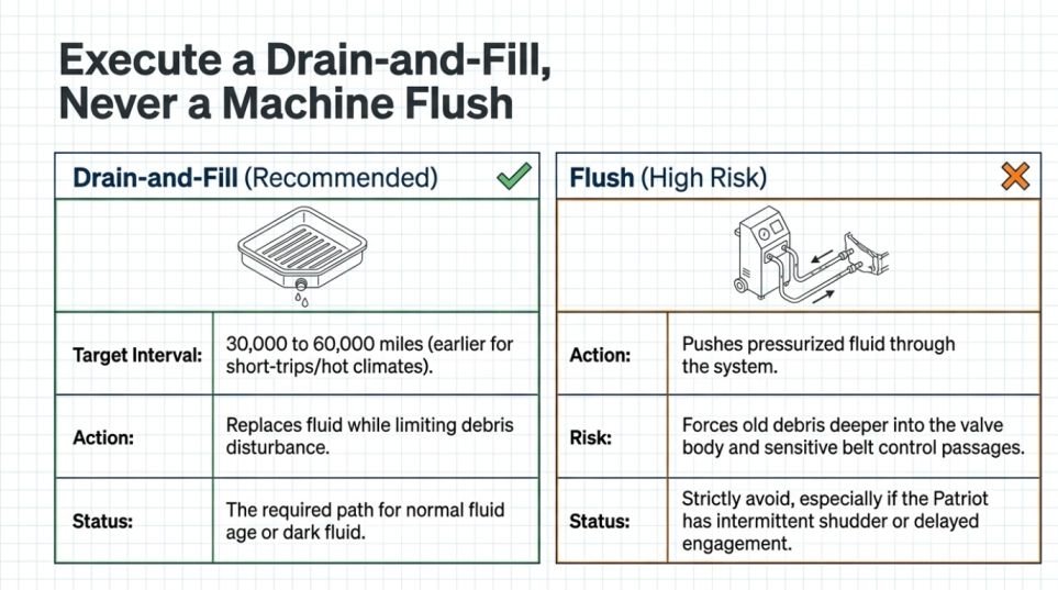 Drain-and-fill Vs. Flush Guidance