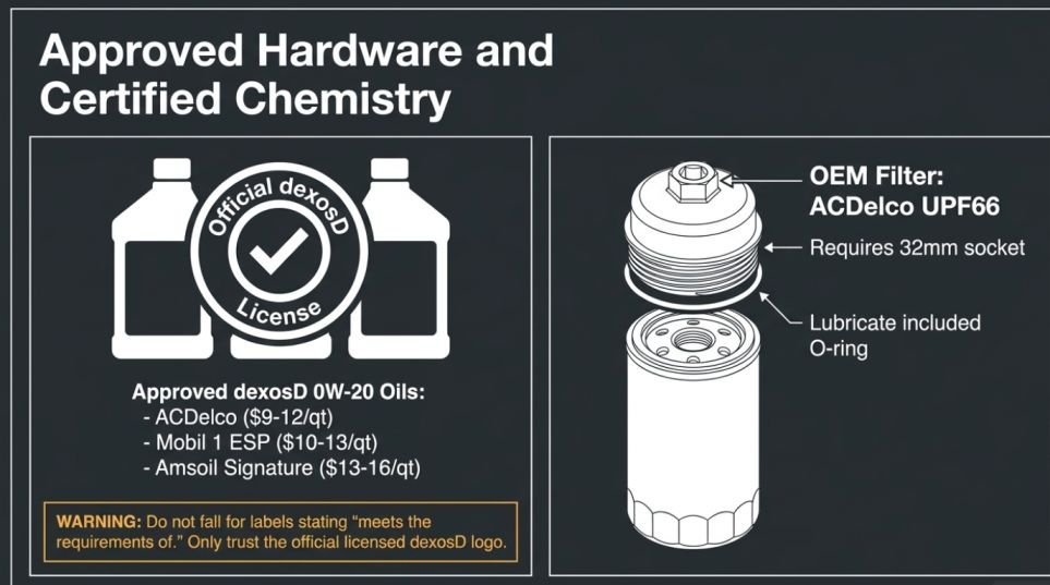 Recommended Oil Filters And Parts