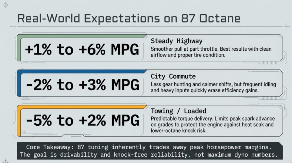 Expected Results On 87 Octane