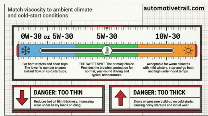Correct Oil Viscosity Grades