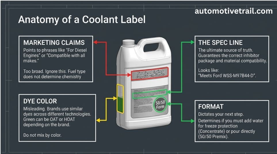 Identify The Coolant In Your System