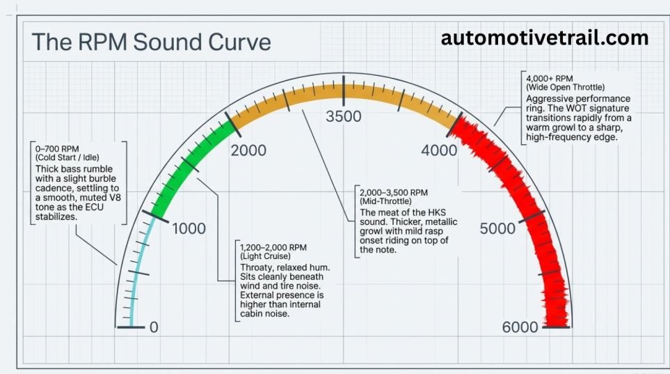 LS430 HKS Hi-Power Exhaust Sound: Tone And Volume By Scenario