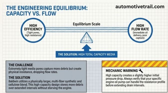 Balancing Flow Against Filtration Capacity