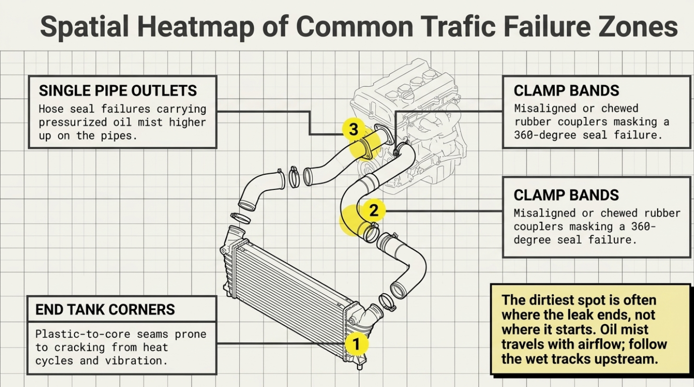 Trafic Charge Pipes And Intercooler Check Points