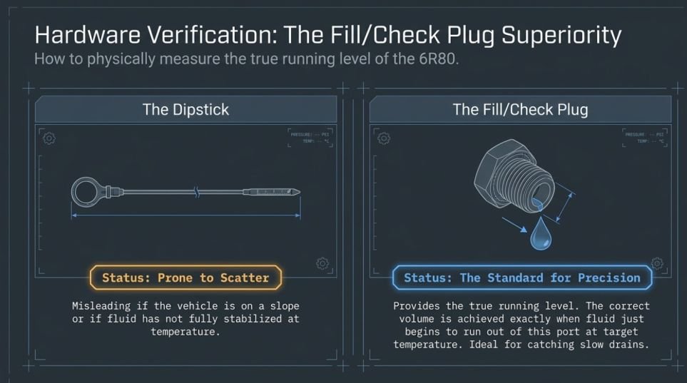 Dipstick Vs Fill/check Plug Approach