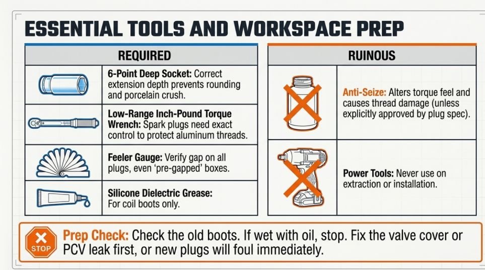 Spark Plug Tools And Prep Checklist