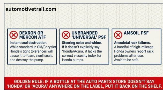 What to avoid: ATF and generic universal PSF