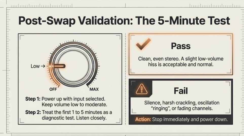Post-replacement Audio Validation