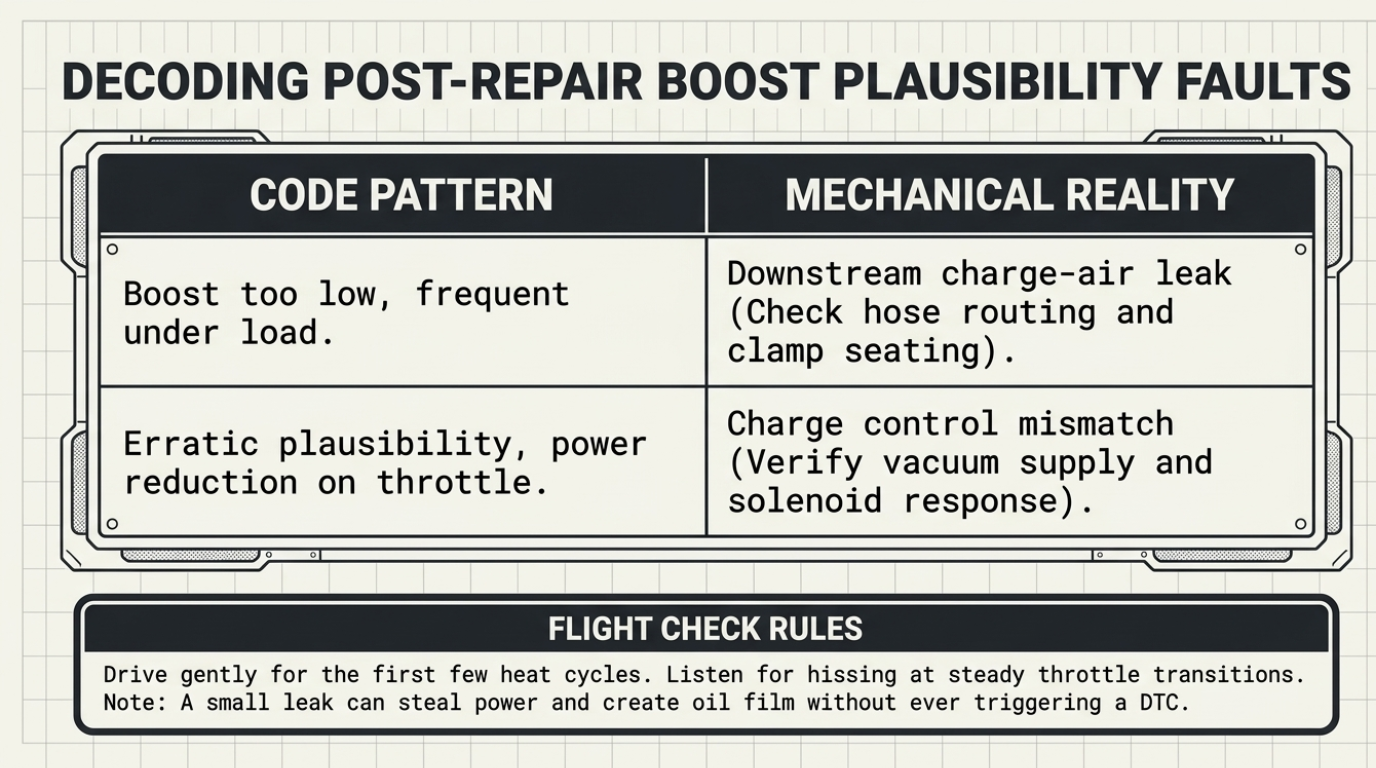 Drivability and Fault Codes After Fixing