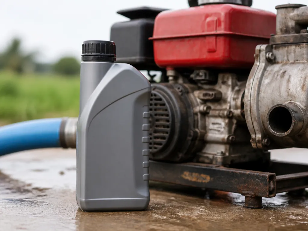 What type of oil for a small diesel pump