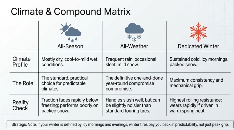 All-season Vs All-weather Vs Winter
