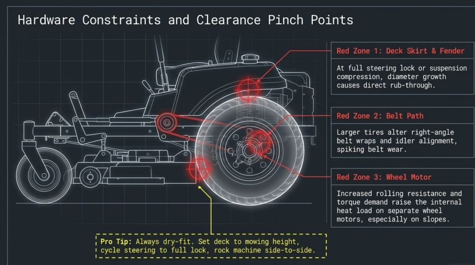 Trade-offs: Fitment, Clearance, Wear